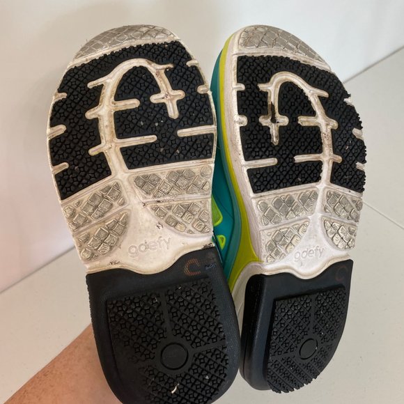 gdefy by Gravity Defyer Womens 9.5 Ion Athletic Shoes Comfortable Neon Colorful - Picture 7 of 14